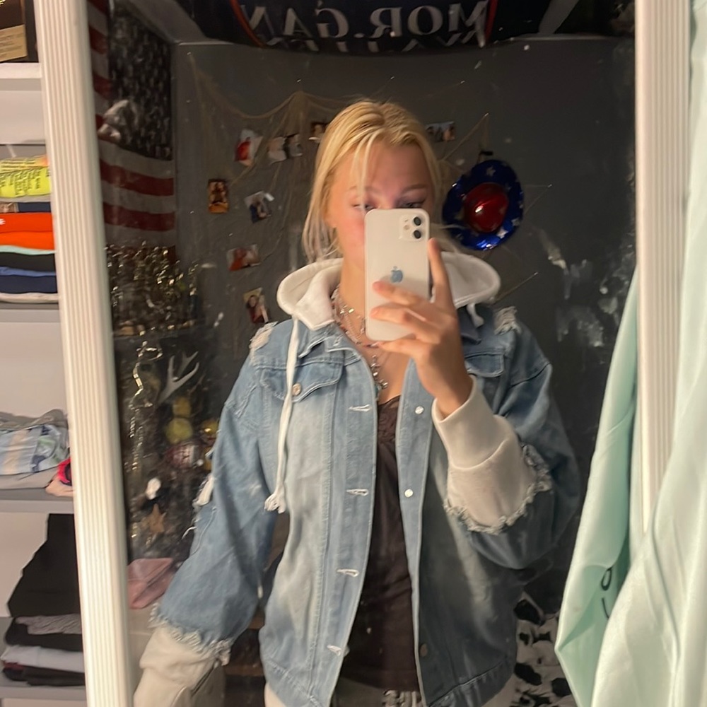 Hoodie/ jean jacket